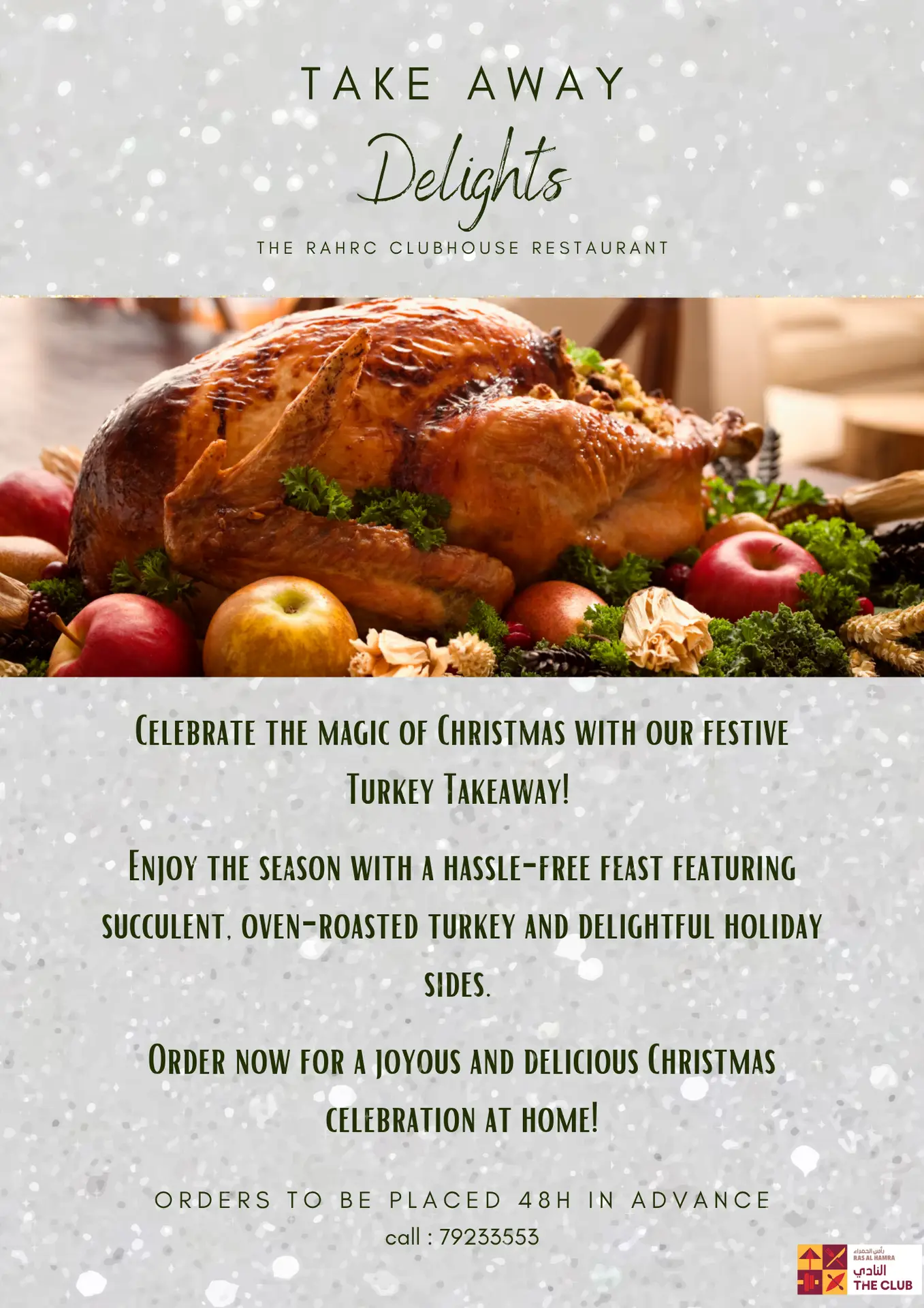 Festive Turkey Takeaway — Campaign Poster