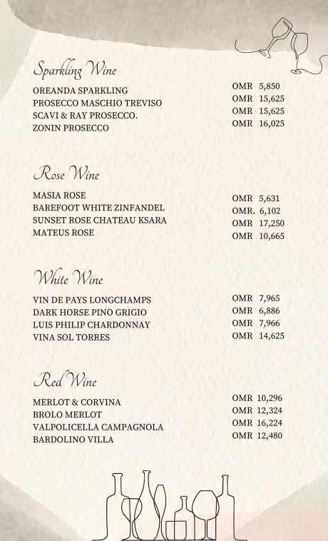 Wine List